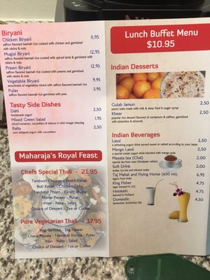 Menu photo 3 Royal Taj Campbell, CA