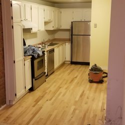 Shine Builds - Foundation repaired, flooring/subfloor and insulation installed, kitchen reinstalled.