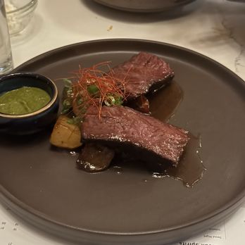 Buoy Bar - Wagyu Charcoal Grilled Galbijjim Steak - Korean Near Me - San Francisco, California