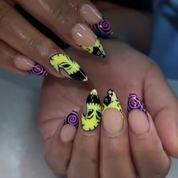 Day Nail Bar - Neon Oogie Boogie Halloween Nail Art at Day Nail Bar. CALL(408)591-1166 4750 Almaden Expy, San Jose, CA, 95118. Follow Us: IG @day_nailbar