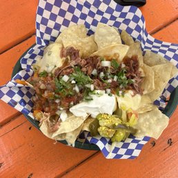 Pulled pork nachos Pulled pork nachos