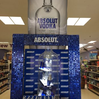 FOUR SEASONS SPIRITS AND WINE CELLAR - a display of absolut vodka - Beer, Wine & Spirits Near Me - Rochester, New York