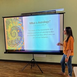 Teaching Intro to Astrology workshop