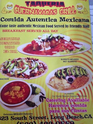 Menu photo 7 Guerrero Taqueria Long Beach, CA Menu photo 7 Guerrero Taqueria Long Beach, CA