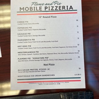 Flame and Pie - Mobile Pizzeria - Menu - Food Trucks Near Me Flame and Pie - Mobile Pizzeria - Menu - Food Trucks Near Me