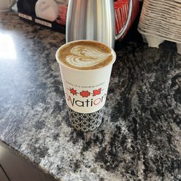 Large Pistachio Soy Latte