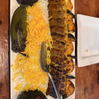 TehranRo Grill - Chicken Soltani Kabob plate - Mediterranean Near Me - Los Angeles, California TehranRo Grill - Chicken Soltani Kabob plate - Mediterranean Near Me - Los Angeles, California