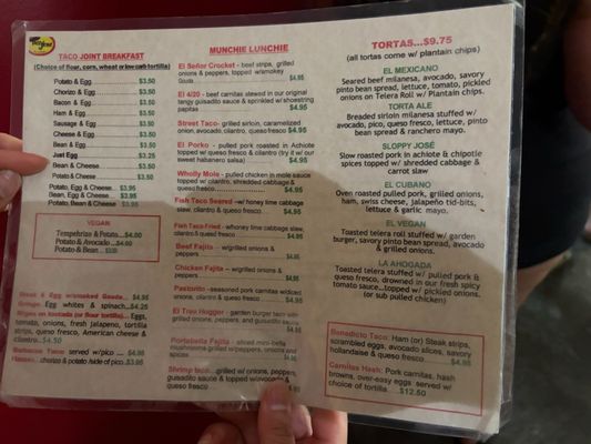 Menu photo 1 Taco Joint Austin, TX Menu photo 1 Taco Joint Austin, TX