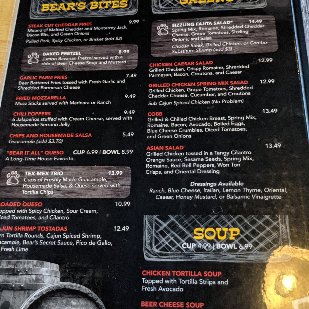 Uncle Bear's Grill and Tap - Mesa - Menu - Sports Bars Near Me - Mesa, Arizona Uncle Bear's Grill and Tap - Mesa - Menu - Sports Bars Near Me - Mesa, Arizona