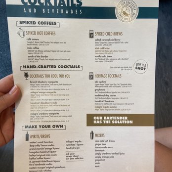 Another Broken Egg Cafe - Drink menu - Breakfast & Brunch Near Me - Austin, Texas