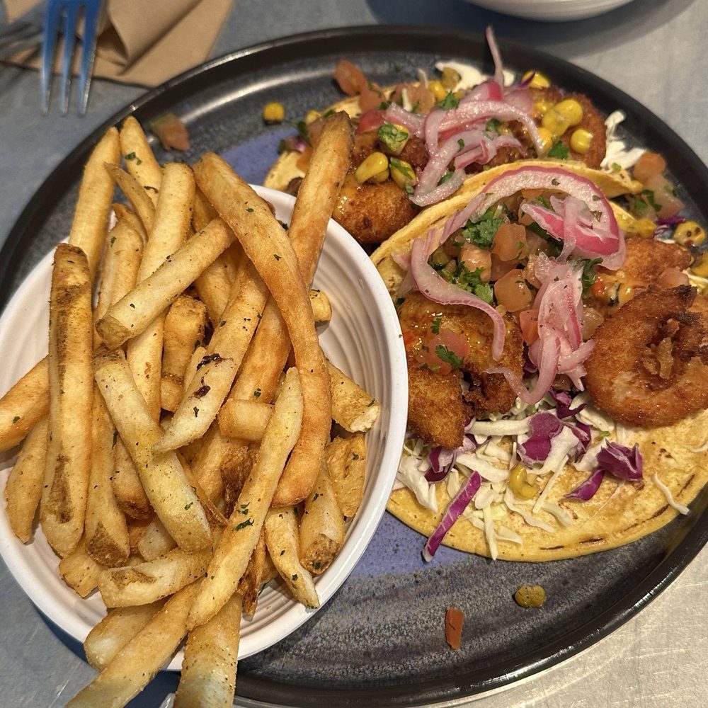 California Fish Grill - BREADED SHRIMP TACO COMBO - Seafood Near Me - San Diego, California California Fish Grill - BREADED SHRIMP TACO COMBO - Seafood Near Me - San Diego, California