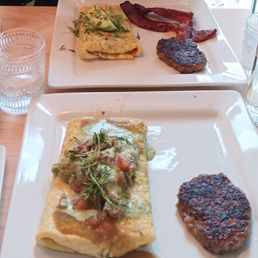 These omelets were huge These omelets were huge