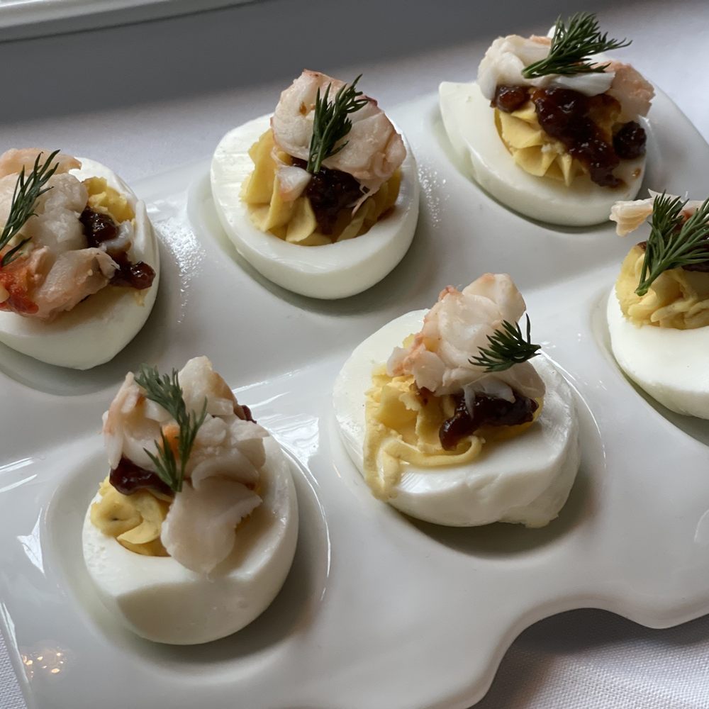 Smoked - Lobster deviled eggs - Seafood Near Me - Columbia, South Carolina Smoked - Lobster deviled eggs - Seafood Near Me - Columbia, South Carolina