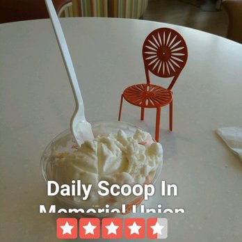 Daily Scoop In Memorial Union - Babcock ice cream and mini Terrace chair - Ice Cream & Frozen Yogurt Near Me - Madison, Wisconsin Daily Scoop In Memorial Union - Babcock ice cream and mini Terrace chair - Ice Cream & Frozen Yogurt Near Me - Madison, Wisconsin