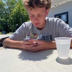Jimmy with mediocre burrito