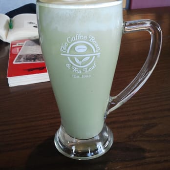 The Coffee Bean & Tea Leaf - Matcha latte! Finally I get somethinf in a glass cup :) - Coffee & Tea Near Me - Brea, California The Coffee Bean & Tea Leaf - Matcha latte! Finally I get somethinf in a glass cup :) - Coffee & Tea Near Me - Brea, California
