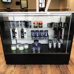 Southpaw Barbershop - Some of the finest products sold in southpaw Barbershop for customers convenience