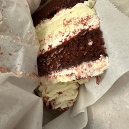 Red Velvet Cheesecake Slice Red Velvet Cheesecake Slice