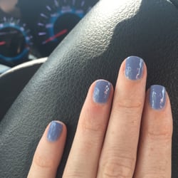 Manicure turned out pretty good. Looks a little bumpy, not sure if that's because the color is light or poor application.