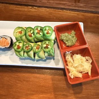 Sushi Time - A customer spicy tuna roll with REAL wasabi and ginger. - Sushi Bars Near Me - Tempe, Arizona Sushi Time - A customer spicy tuna roll with REAL wasabi and ginger. - Sushi Bars Near Me - Tempe, Arizona