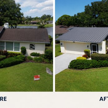 Suncoast Roofing & Exteriors - Matte metal roof. - Roofing Near Me - Sarasota, Florida Suncoast Roofing & Exteriors - Matte metal roof. - Roofing Near Me - Sarasota, Florida