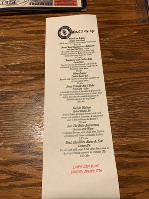 Menu photo 4 Argilla Brewing Newark, DE