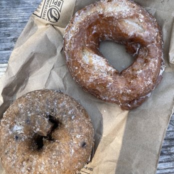 The Donut Inn - Sour cream donut and blueberry donut - Donuts Near Me - Wilmington, North Carolina The Donut Inn - Sour cream donut and blueberry donut - Donuts Near Me - Wilmington, North Carolina