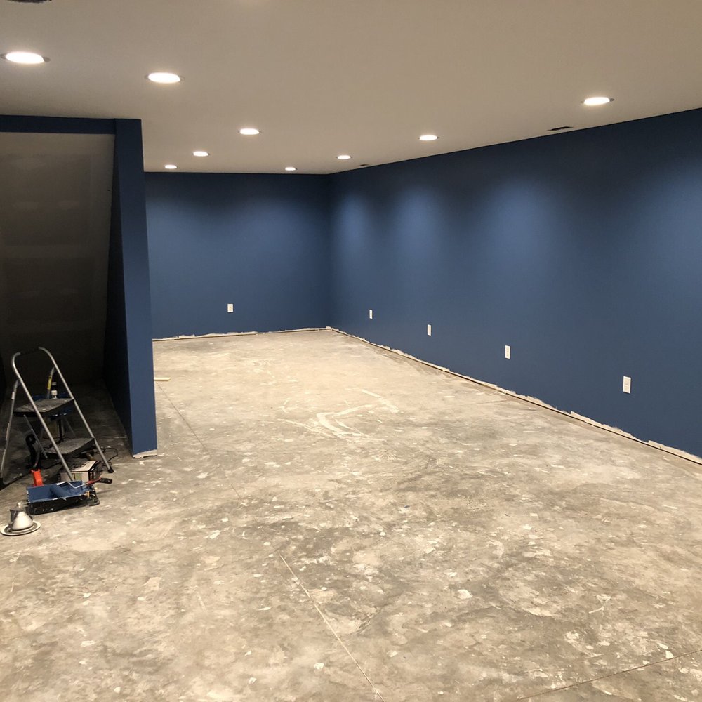 Merv Stutzman Drywall - the finished basement - General Contractors Near Me - Goshen, Indiana