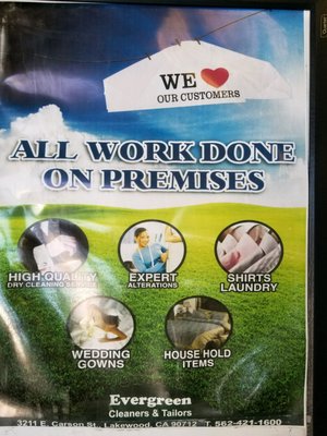 All types of Dry Cleaning Services - We provide all types of Dry Cleaning Services