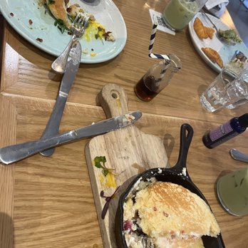 Bluestone Lane - Lemon Ricotta Pancakes B.L.A.T.E. - Coffee & Tea Near Me - Orange, California