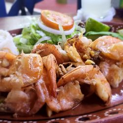 Restaurante Any - Garlic shrimp (with tortillas, not shown)