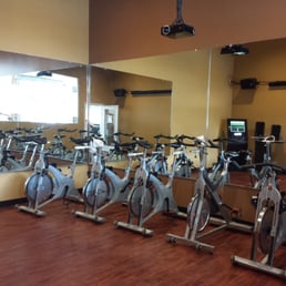 *Newly expanded area.* Private classroom for pilates, zumba and spin class.