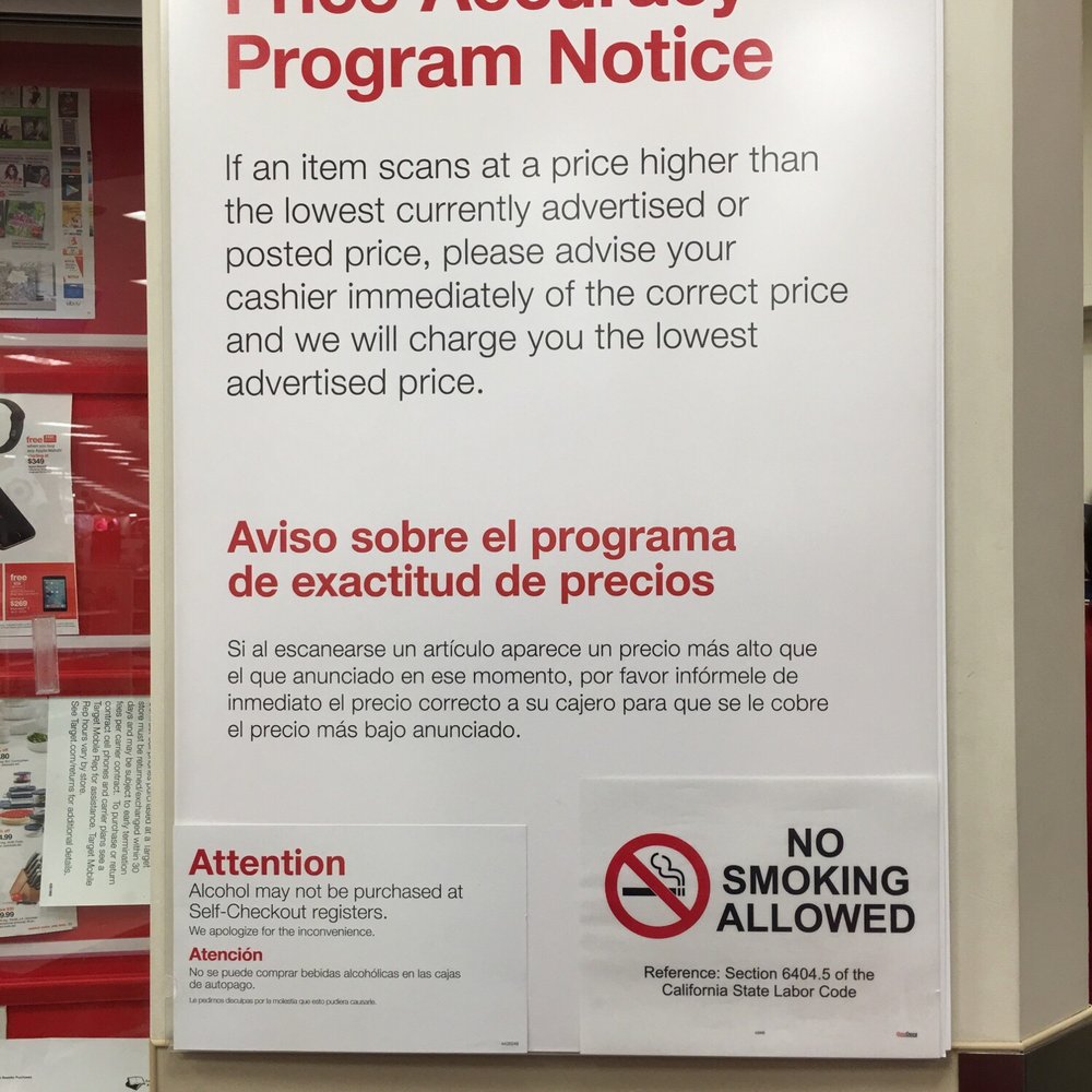 Target - Price Accuracy - Department Stores Near Me - Citrus Heights, California Target - Price Accuracy - Department Stores Near Me - Citrus Heights, California