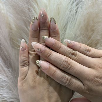 The X Nail - Nail art on gel x manicure done by Kate - Nail Salons Near Me - Ontario, California