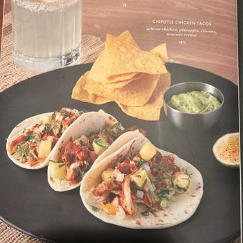 Cactus Club Cafe - Picture of chipotle chicken taco from the menu - Canadian (New) Near Me - Coquitlam, British Columbia Cactus Club Cafe - Picture of chipotle chicken taco from the menu - Canadian (New) Near Me - Coquitlam, British Columbia