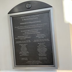 Charlotte Mecklenburg Library - Independence Regional - Board