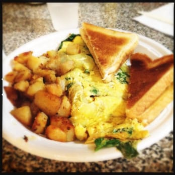 South 30 Diner - Spinach, zucchini and cheese omelette. Nice! - Diners Near Me - Amsterdam, New York South 30 Diner - Spinach, zucchini and cheese omelette. Nice! - Diners Near Me - Amsterdam, New York