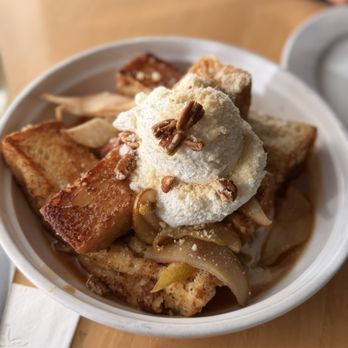 Bacon & Butter - Pear pecan French toast - Breakfast & Brunch Near Me - Sacramento, California Bacon & Butter - Pear pecan French toast - Breakfast & Brunch Near Me - Sacramento, California