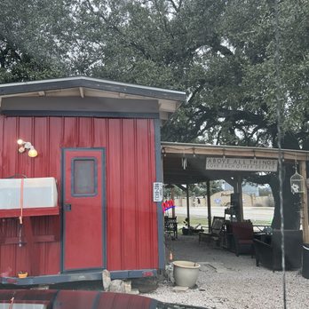 Taqueria Mex - Dom - a taqueria in a red building - Tacos Near Me - Spicewood, Texas