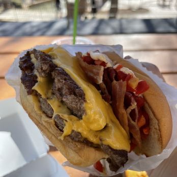 Shake Shack Waverly Place - Double the patty - Fast Food Near Me - Cary, North Carolina