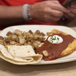 Sunnyside Up Breakfast and Lunch Cafe - Mexican Omelette