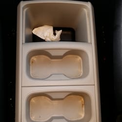 Hertz Rent A Car - Stains and garbage