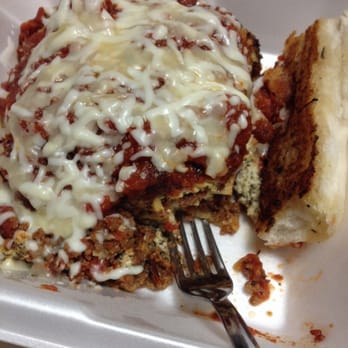 Tj's Pizzeria - Takeout lasagne with garlic bread. - Pizza Near Me - Winthrop, Maine