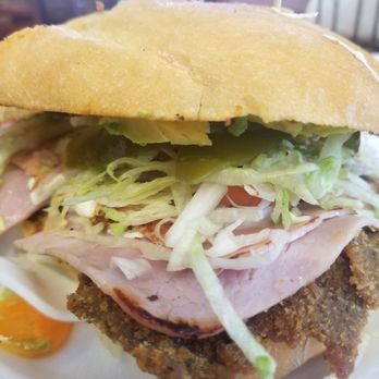 Panaderia La Fe - a sandwich with meat and vegetables - Mexican Near Me - Somerset, New Jersey Panaderia La Fe - a sandwich with meat and vegetables - Mexican Near Me - Somerset, New Jersey