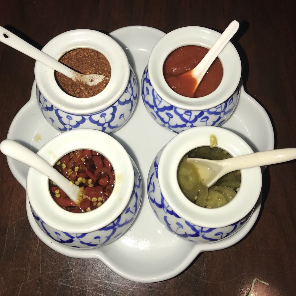 Ploy Thai - Spice tray at Ploy Thai, Brandon, Tampa Bay - Thai Near Me - Brandon, Florida Ploy Thai - Spice tray at Ploy Thai, Brandon, Tampa Bay - Thai Near Me - Brandon, Florida