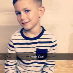 Mint Hair Studio - My 6 year old after his latest hair cut with Jenna!