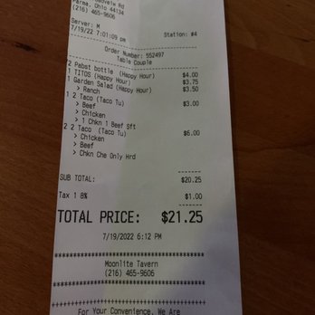 Moonlite Tavern - Now that's amazing.. - American Near Me - Parma, Ohio