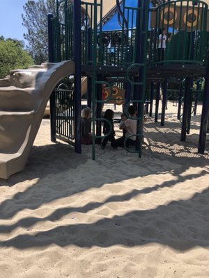 Photo of Robert L Burns Park - Los Angeles, CA, United States. Moms blocking our kid from playing with their kids.