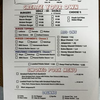 Smoked Burgers - Menu - Burgers Near Me - Edmond, Oklahoma Smoked Burgers - Menu - Burgers Near Me - Edmond, Oklahoma
