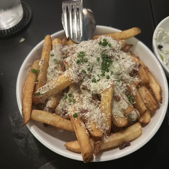Eating House - Carbonara fries - Beer, Wine & Spirits Near Me - Miami, Florida Eating House - Carbonara fries - Beer, Wine & Spirits Near Me - Miami, Florida